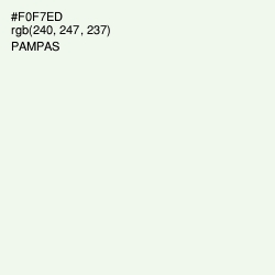 #F0F7ED - Pampas Color Image