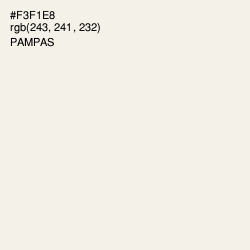 #F3F1E8 - Pampas Color Image