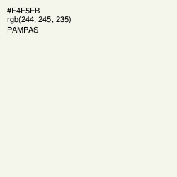 #F4F5EB - Pampas Color Image