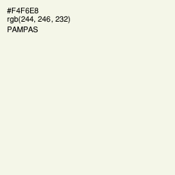 #F4F6E8 - Pampas Color Image