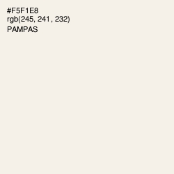 #F5F1E8 - Pampas Color Image