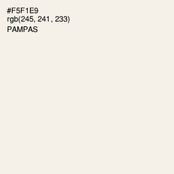 #F5F1E9 - Pampas Color Image