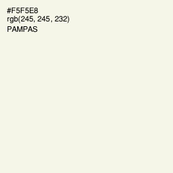 #F5F5E8 - Pampas Color Image