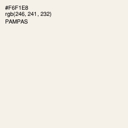 #F6F1E8 - Pampas Color Image