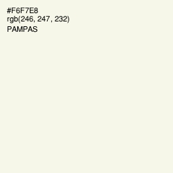 #F6F7E8 - Pampas Color Image