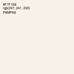 #F7F1E8 - Pampas Color Image