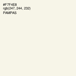 #F7F4E8 - Pampas Color Image
