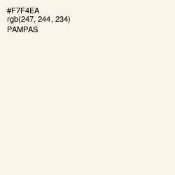 #F7F4EA - Pampas Color Image
