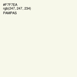 #F7F7EA - Pampas Color Image