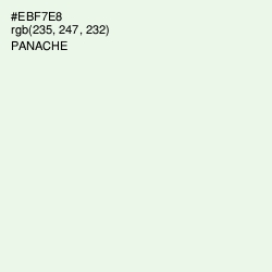 #EBF7E8 - Panache Color Image