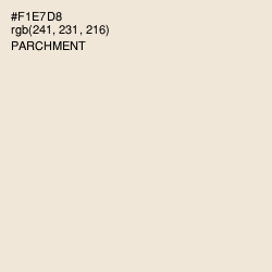 #F1E7D8 - Parchment Color Image