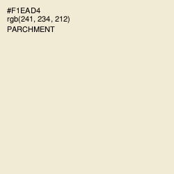 #F1EAD4 - Parchment Color Image