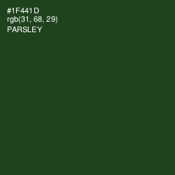 #1F441D - Parsley Color Image