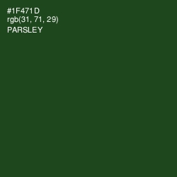 #1F471D - Parsley Color Image