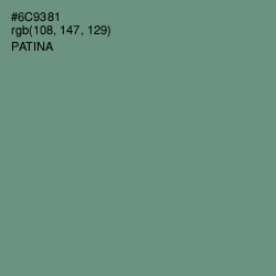 #6C9381 - Patina Color Image