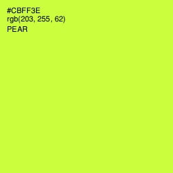 #CBFF3E - Pear Color Image