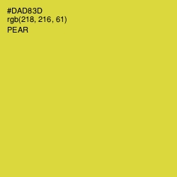 #DAD83D - Pear Color Image