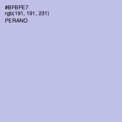 #BFBFE7 - Perano Color Image