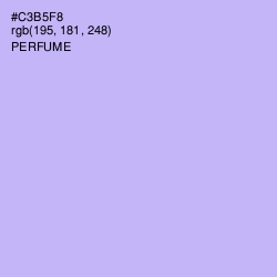 #C3B5F8 - Perfume Color Image