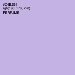 #C4B2E4 - Perfume Color Image