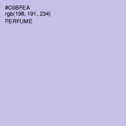#C6BFEA - Perfume Color Image