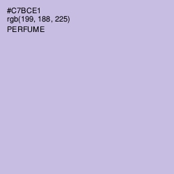#C7BCE1 - Perfume Color Image