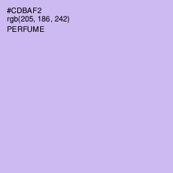 #CDBAF2 - Perfume Color Image
