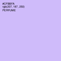 #CFBBFA - Perfume Color Image