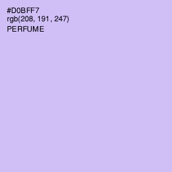 #D0BFF7 - Perfume Color Image
