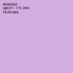 #D3ADE0 - Perfume Color Image