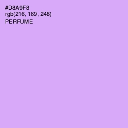 #D8A9F8 - Perfume Color Image