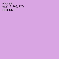 #D9A6E3 - Perfume Color Image