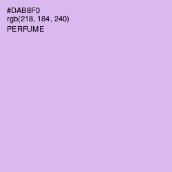 #DAB8F0 - Perfume Color Image