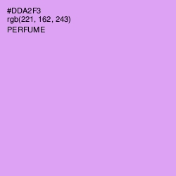 #DDA2F3 - Perfume Color Image