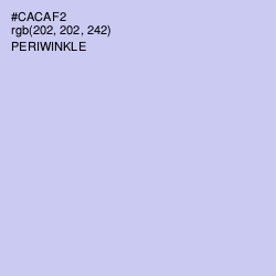 #CACAF2 - Periwinkle Color Image