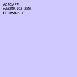 #CECAFF - Periwinkle Color Image