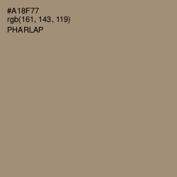 #A18F77 - Pharlap Color Image
