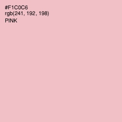 #F1C0C6 - Pink Color Image