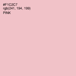 #F1C2C7 - Pink Color Image