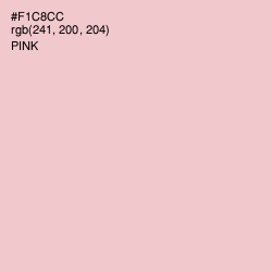 #F1C8CC - Pink Color Image