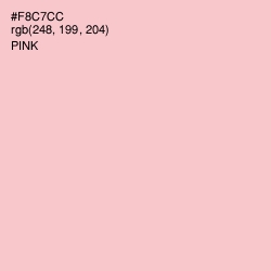 #F8C7CC - Pink Color Image