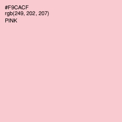 #F9CACF - Pink Color Image