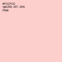 #FCCFCC - Pink Color Image