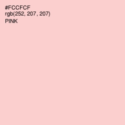 #FCCFCF - Pink Color Image