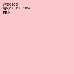 #FDC8CD - Pink Color Image