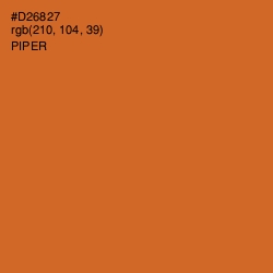 #D26827 - Piper Color Image