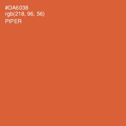 #DA6038 - Piper Color Image