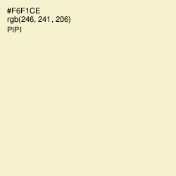 #F6F1CE - Pipi Color Image