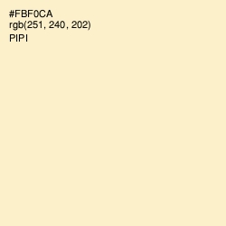 #FBF0CA - Pipi Color Image