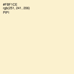 #FBF1CE - Pipi Color Image